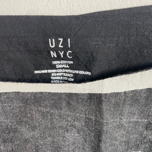 Uzi NYC Pebbled Oversized Tunic Dress Contemporary Small -J - Picture 2 of 4